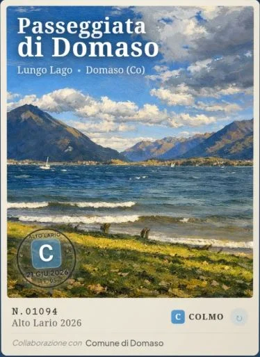 Una cartolina COLMO scritta