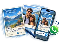 Card firmata, card con foto personale e condivisione